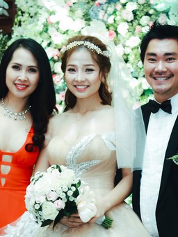 ‘Gái nhảy’ Minh Thư gợi cảm tham dự đám cưới diễn viên Khánh Hiền