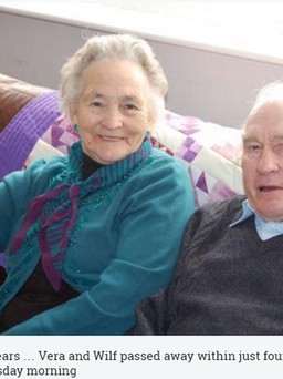 71 năm chung sống, vợ chết sau chồng đúng 4 phút