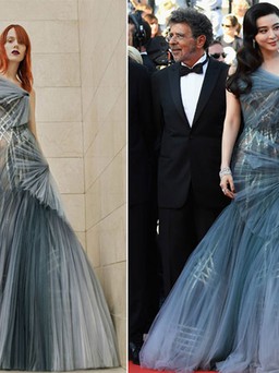 Mỹ nhân lộng lẫy trong váy Versace