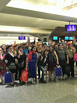 Đoàn khách gặp tai nạn xe tại Đài Loan đã về Việt Nam an toàn
