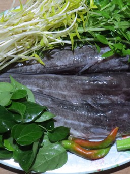 Canh chua cá ngát lá giang