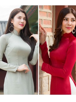 Top 15 Hoa hậu Siêu quốc gia Việt Nam diện áo dài ở Hàn Quốc