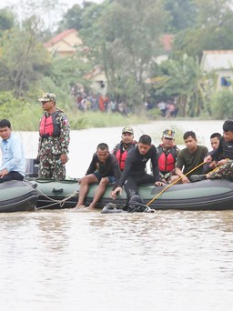 Chìm phà trên sông Mê Kông ở Campuchia, ít nhất 14 học sinh tử vong