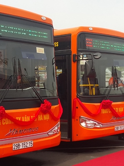 Khai trương tuyến xe buýt chất lượng cao Ga Hà Nội - Sân bay Nội Bài