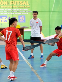 Đội tuyển nam và nữ futsal Việt Nam ráo riết chuẩn bị cho SEA Games 31