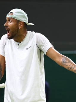 ‘Trai hư’ Kyrgios tiếp tục nhận án phạt ở Wimbledon