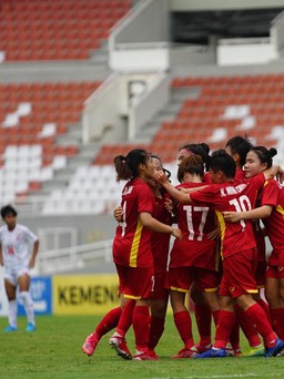 Thắng đậm Myanmar, đội tuyển nữ U.18 Việt Nam giành vé vào chung kết