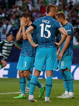 Kết quả Sporting Lisbon 2-0 Tottenham, Champions League: Trận thua khó 'nuốt trôi' của HLV Conte