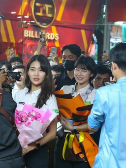 'Thiên thần billiards Hàn Quốc' Lee Mi Rae gây sốt tại Việt Nam