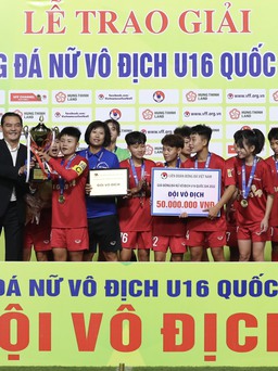 Thắng đậm Hà Nội, Phong Phú Hà Nam đăng quang giải U.16 nữ quốc gia