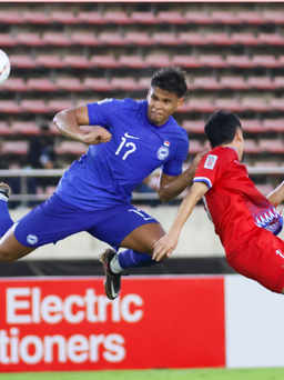Kết quả AFF Cup 2022: Con trai huyền thoại giúp Singapore thắng chật vật Lào