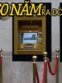 Máy ATM chào đón sinh nhật vàng 50 tuổi