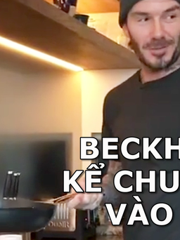 Đến Việt Nam, David Beckham kể chuyện nấu ăn thay vợ