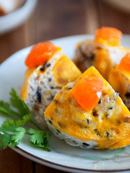 Thịt hấp trứng muối lạ miệng cho cơm chiều