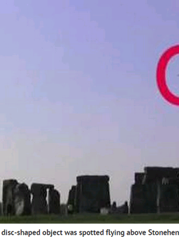 UFO xuất hiện tại di tích Stonehenge ở Anh?
