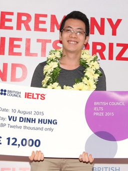 Sinh viên Việt Nam đầu tiên giành Giải thưởng IELTS Đông Á