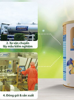 Kiểm chứng nguồn sữa bột dinh dưỡng bằng công nghệ truy xuất nguồn gốc