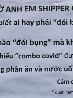 Hết hồn 'combo Covid' tặng hamburger của người Sài Gòn