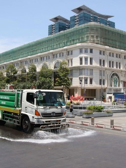 Rửa đường để giảm ô nhiễm: Mới giải quyết phần ngọn