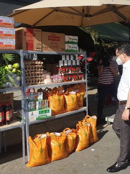 30 điểm cung ứng thực phẩm của Công an Đà Nẵng duy trì hằng ngày
