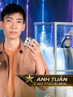 Thí sinh 'Siêu thử thách' nghe âm thanh bịt mắt giải rubik