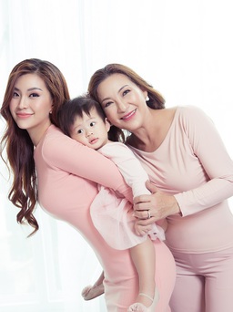 Á hậu Diễm Trang khoe mẹ và con gái dịp Quốc tế Phụ nữ