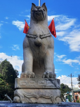 Tháo dỡ hàng loạt tượng linh vật chó tại huyện miền núi Tây Giang (Quảng Nam)