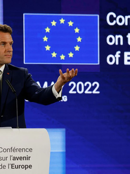 Tổng thống Pháp kêu gọi thành lập 'cộng đồng chính trị châu Âu' để Ukraine tham gia