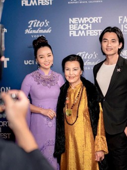 Diễn viên Lê Anh Huy tham dự buổi công chiếu phim ‘Kiều’ tại Mỹ