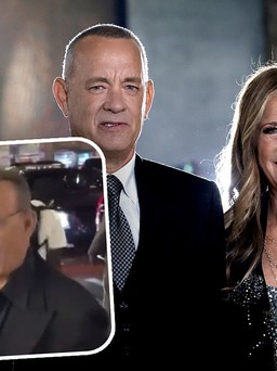 Tom Hanks nổi đóa khi vợ bị fan xô ngã