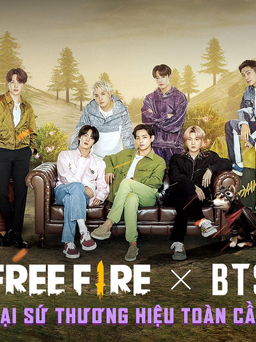 Nhóm nhạc BTS trở thành đại sứ thương hiệu toàn cầu của Free Fire