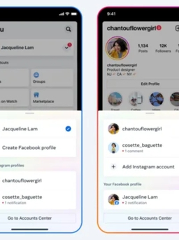 Meta thử cách chuyển đổi dễ dàng tài khoản Facebook và Instagram