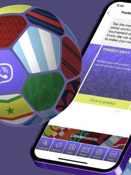 Viber tung ra bộ sticker mới, hiệu ứng AR về bóng đá