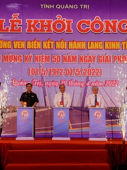 Chủ tịch nước Nguyễn Xuân Phúc dự khởi công dự án đường ven biển Quảng Trị