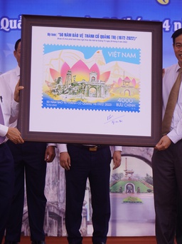 Phát hành bộ tem đặc biệt '50 năm bảo vệ Thành cổ Quảng Trị'