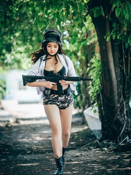 Ngắm bộ ảnh cosplay PUBG 'chất như nước cất' của nữ sinh viên trường ngân hàng