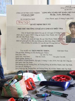 Tây Ninh: Đang bị điều tra, 'siêu trộm' trốn khỏi nơi giam giữ