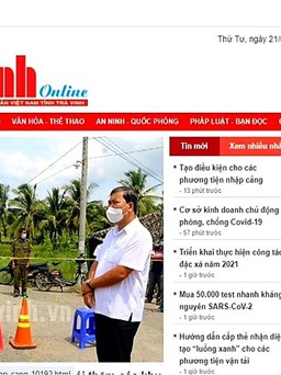 Ra mắt Báo Trà Vinh Online