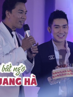 Quang Hà bất ngờ được tổ chức sinh nhật trên sân khấu