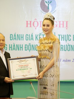 Hoa hậu biển Thùy Trang làm Đại sứ môi trường