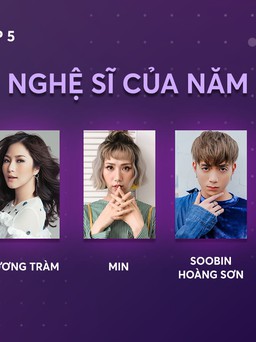 Min bất ngờ vượt mặt Sơn Tùng và Soobin Hoàng Sơn tại Zing Music Awards 2017