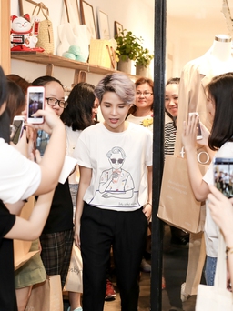 Fan chen cứng trong buổi ra mắt thời trang unisex của Vũ Cát Tường