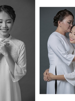 Phương Mỹ Chi thực hiện bộ ảnh cùng mẹ nhân dịp Vu Lan