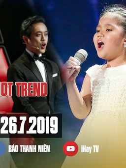 Đón xem Hot Trend, gặp cô bé 7 tuổi sở hữu giọng hát khủng Ngô Minh Hằng