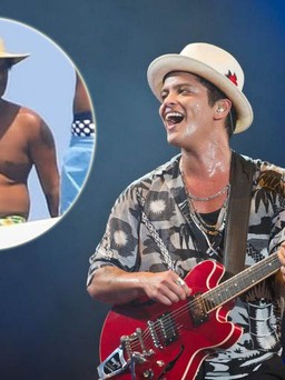 'Soái ca' Bruno Mars lộ ảnh béo phệ khiến fan không thể tin nổi