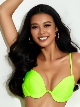 Người mẫu có vòng eo 59cm thi 'Hoa hậu Hoàn vũ Việt Nam 2021'