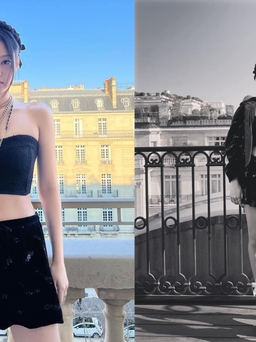 Jennie (BlackPink) khoe dáng tại Paris