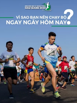 Hậu Giang tổ chức giải Marathon chống biến đổi khí hậu
