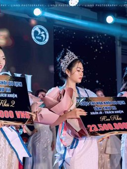 Đặng Thị Sương đạt danh hiệu Hoa khôi du lịch lần III của Đại học Khánh Hòa