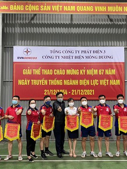 Giải thể thao chào mừng 67 năm Ngày Truyền thống ngành Điện lực Việt Nam